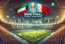 موعد مباراة البحرين والكويت في نصف نهائي كأس الخليج