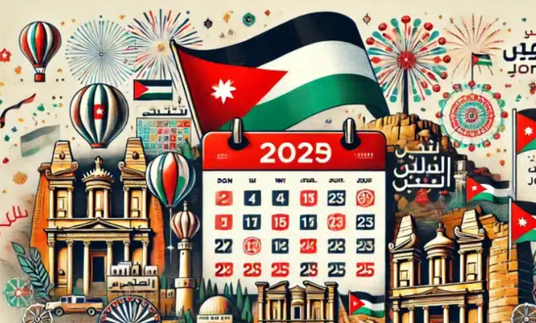 الإجازات الرسمية في الأردن 2025 : جدول المواعيد وأهم التفاصيل