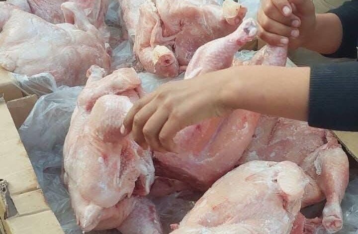 دخول الدجاج المجمد إلى غزة بأسعار خيالية بعد 4 أشهر